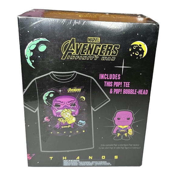 Funko Pop! Tees Marvel Avengers Infinity War Tee Vinyl Set - Small - Picture 3 of 4